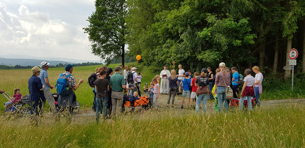 Station beim Unterwegsgottesdienst